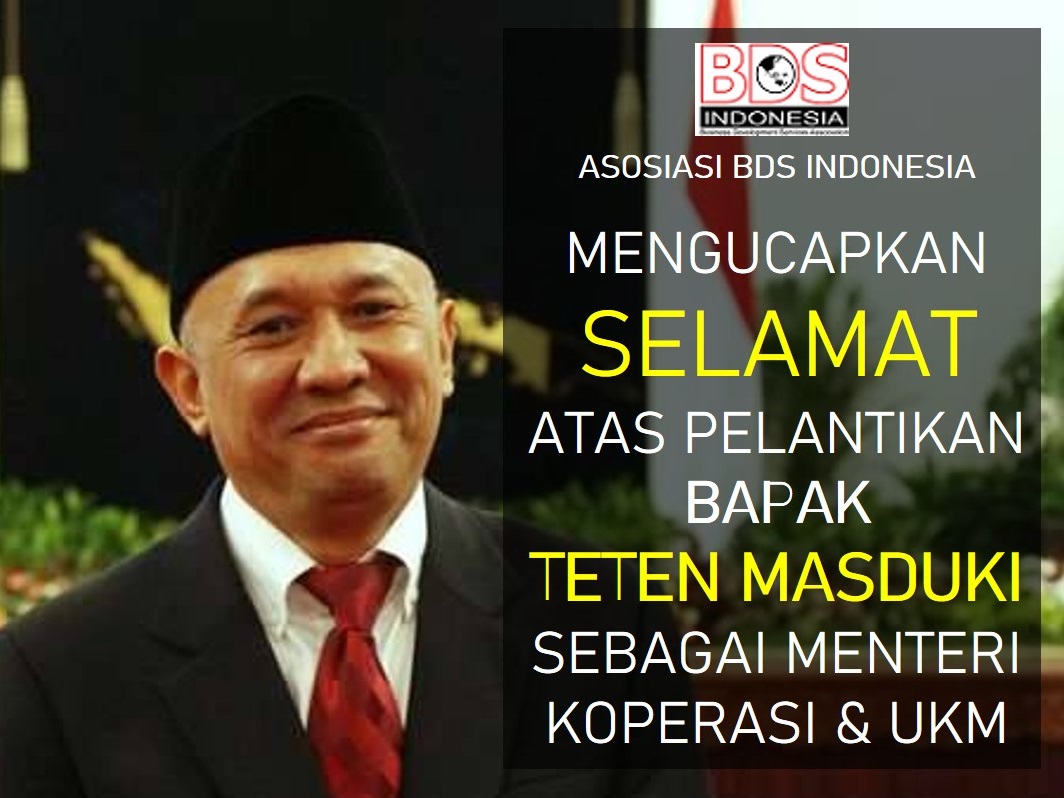 SELAMAT BEKERJA MENTERI KOPERASI & UKM RI BAPAK TETEN MASDUKI